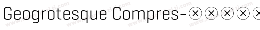 Geogrotesque Compres字体转换